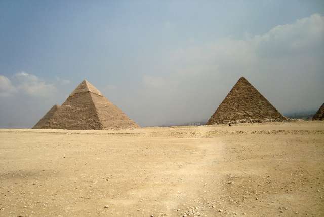 Piramides in Egypte, het land van de Farao