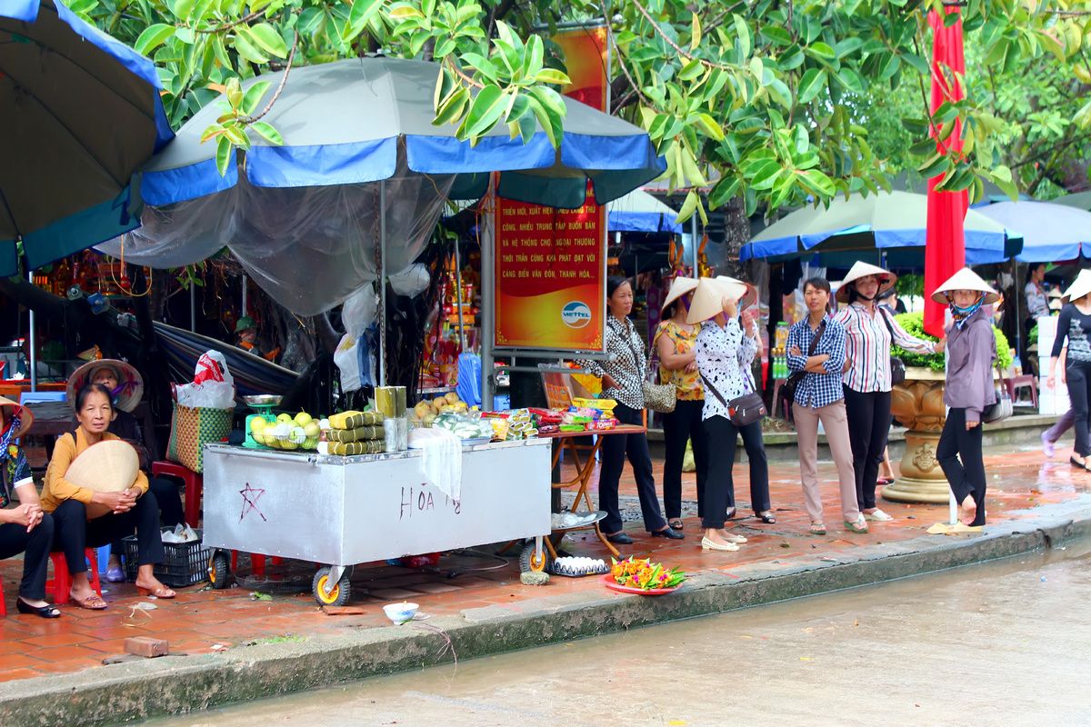 Eetkraampjes op straat