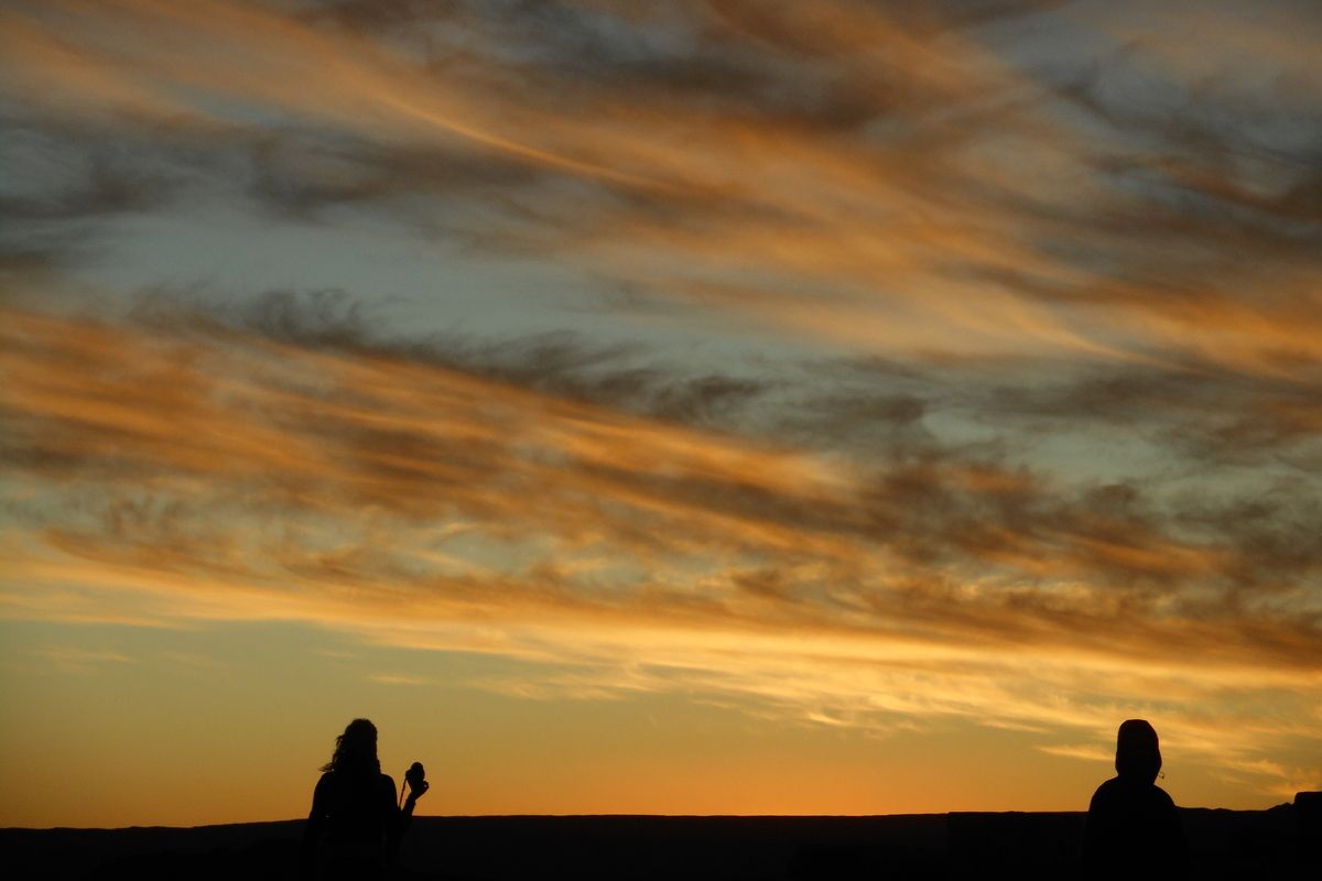 Zonsondergang in Valle de la luna