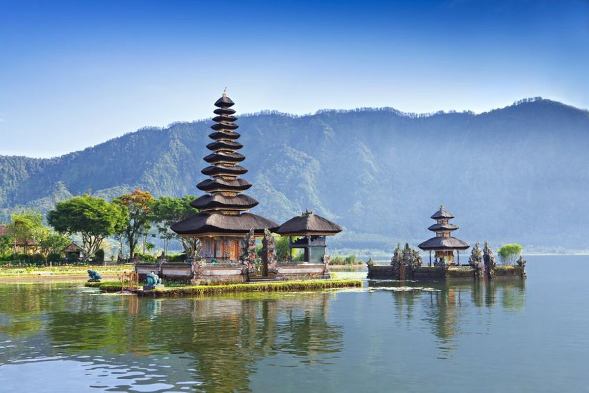 De Pura Ulun Danu tempel op Bali