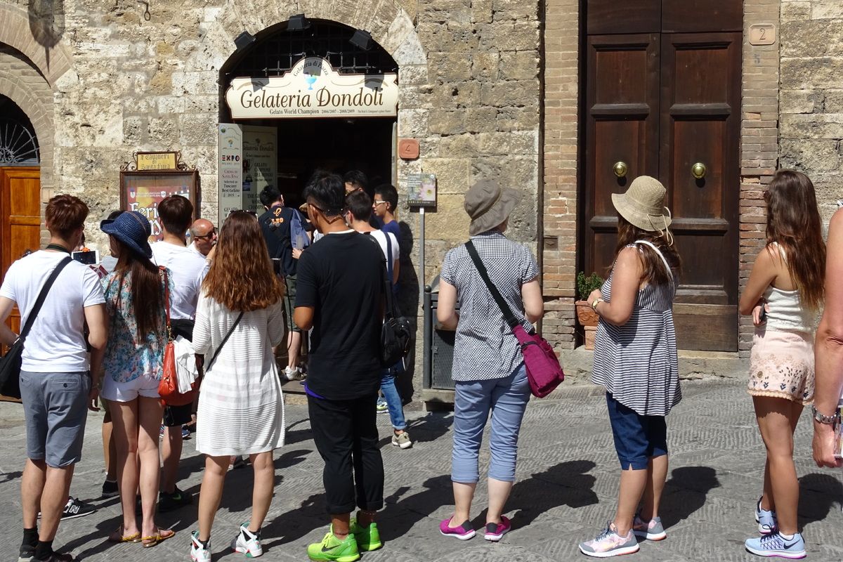 Gelateria Dondoli in San Gimignano