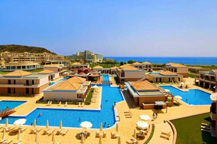 Bovenzicht van het complex