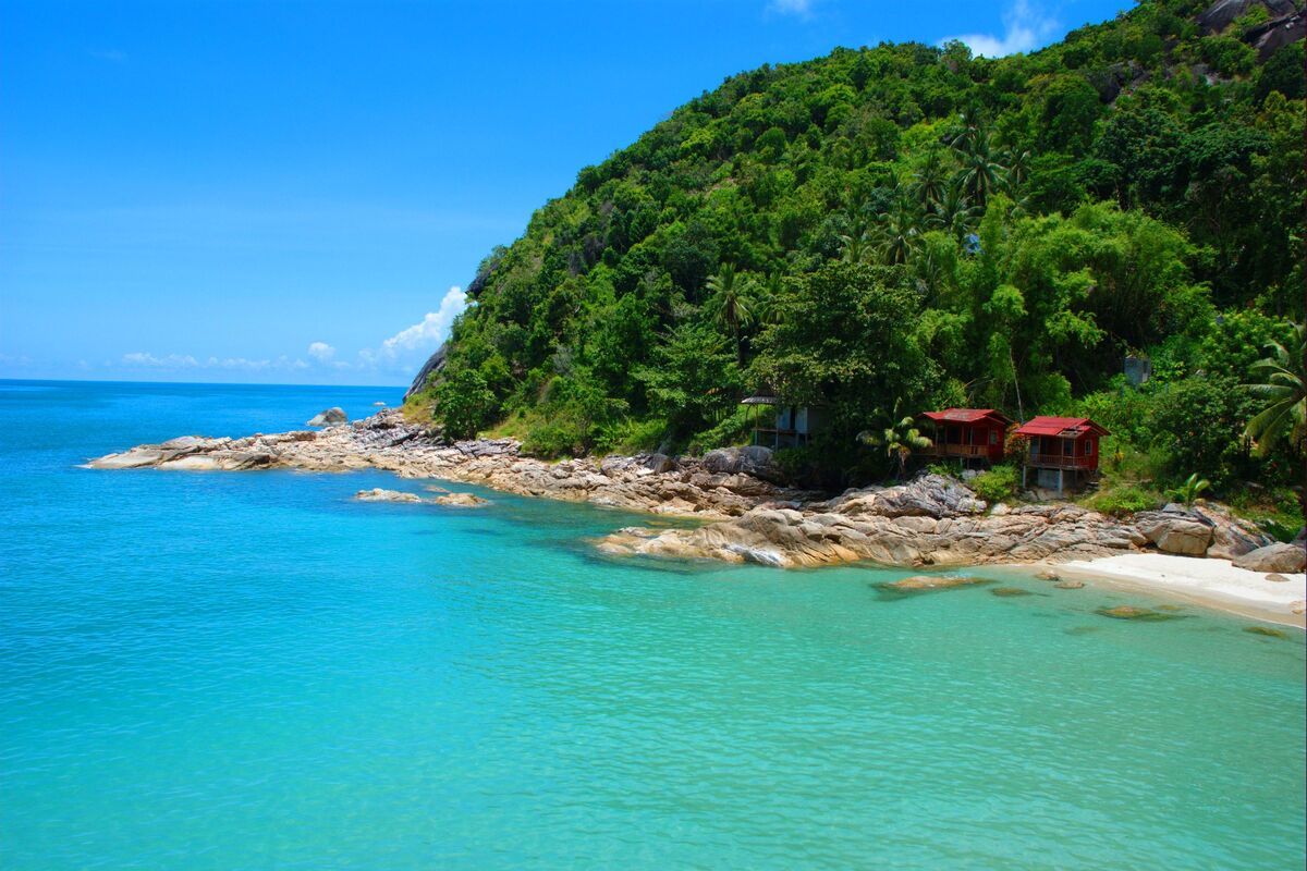 Het Thaise eiland Ko Phangan