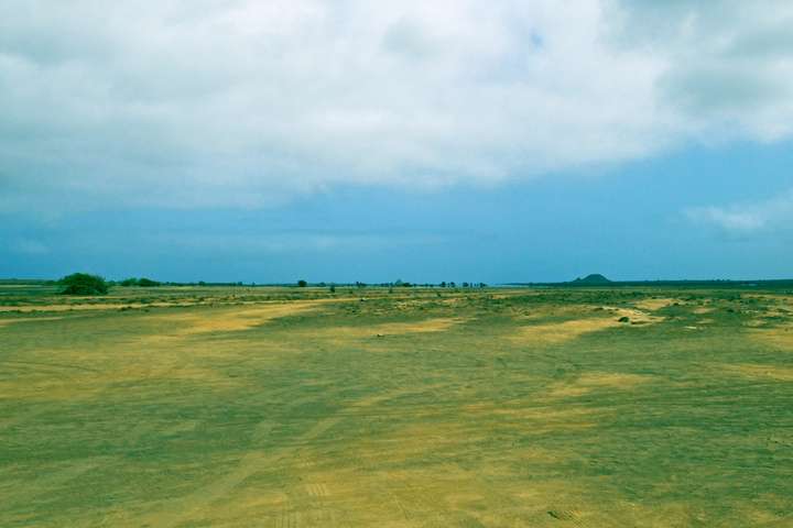 Het groene Terra Boa na hevige regenval