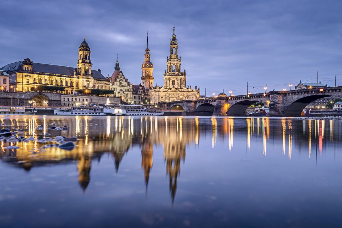 De stad Dresden