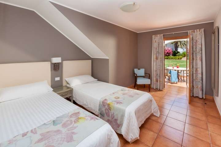 de slaapkamer van 'bungalow'