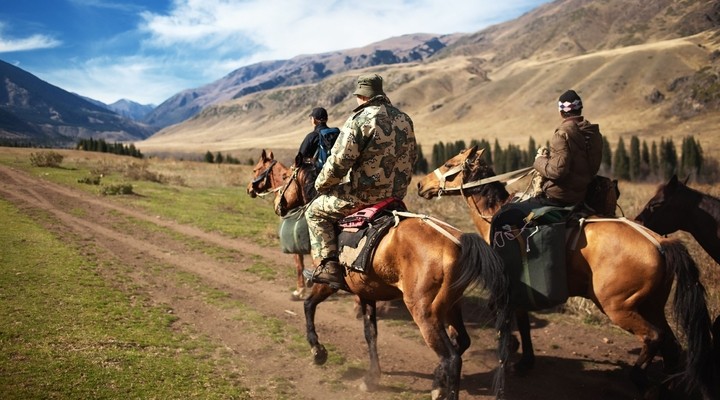 Paardrijden in Kazachstan