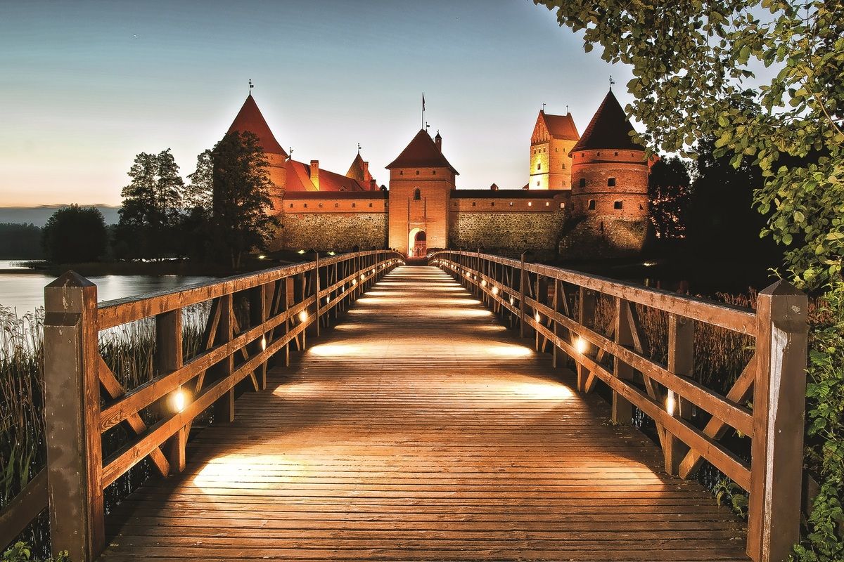 Trakai Kasteel in Trakai, Litouwen