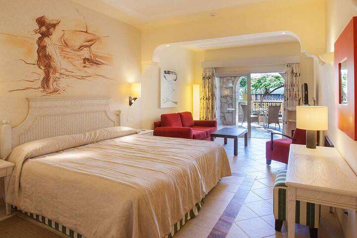 het slaapgedeelte van '2-persoonskamer'