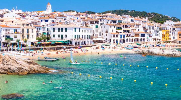 Kustlijn Calella - Costa Brava - Spanje