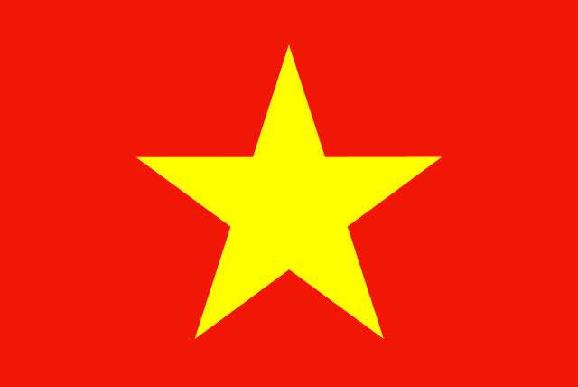 De vlag van Vietnam
