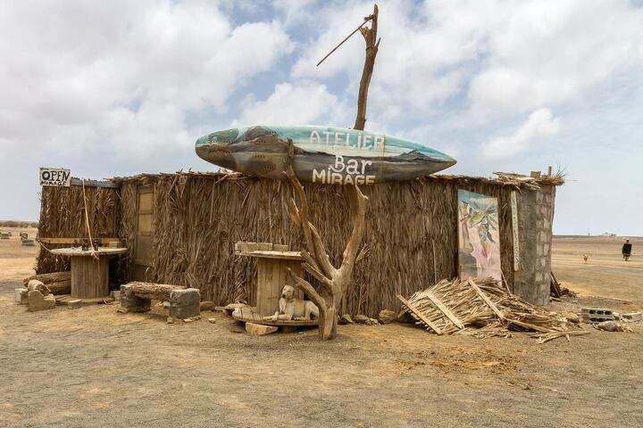 Atelier en bar in Kaapverdië 