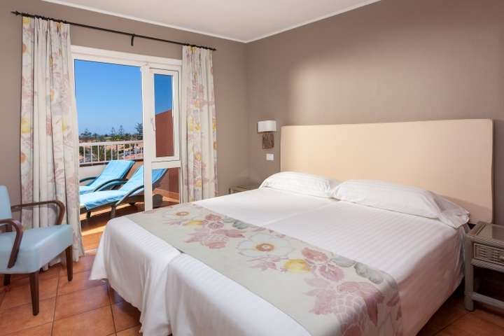 de slaapkamer van 'appartement'