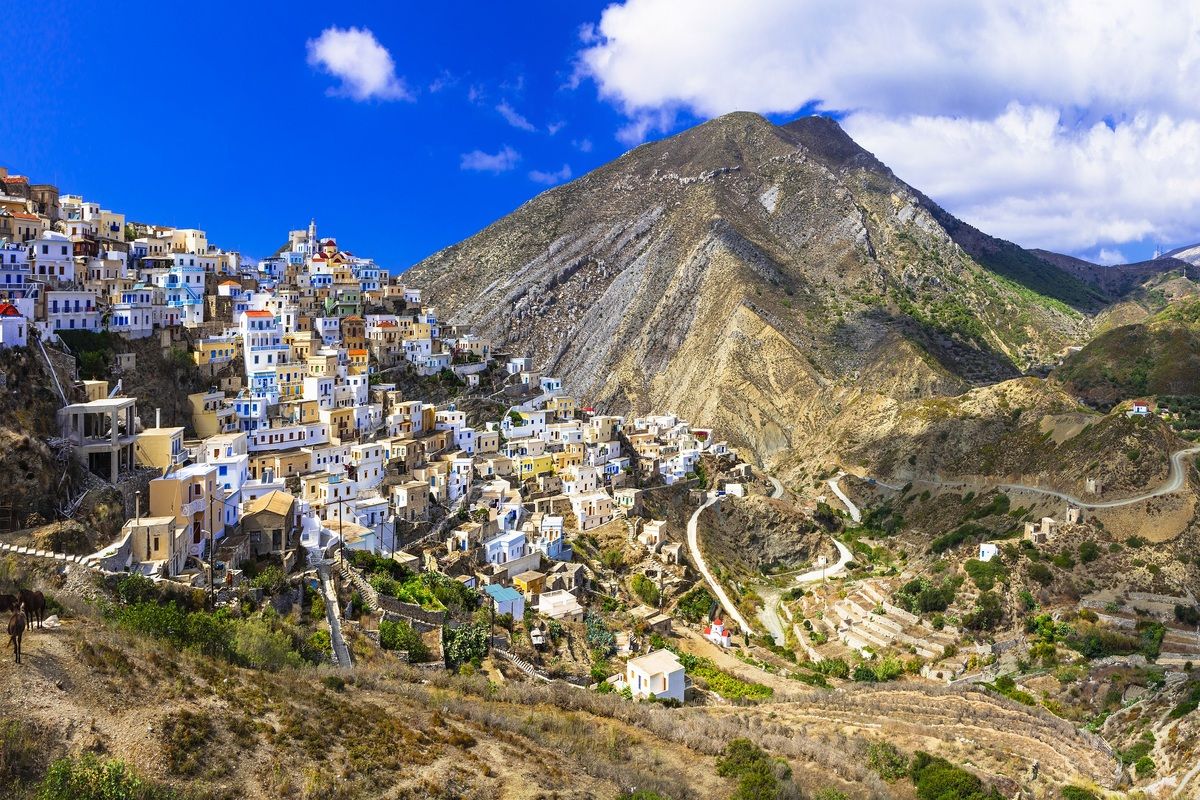 Olympos, Karpathos, Griekenland
