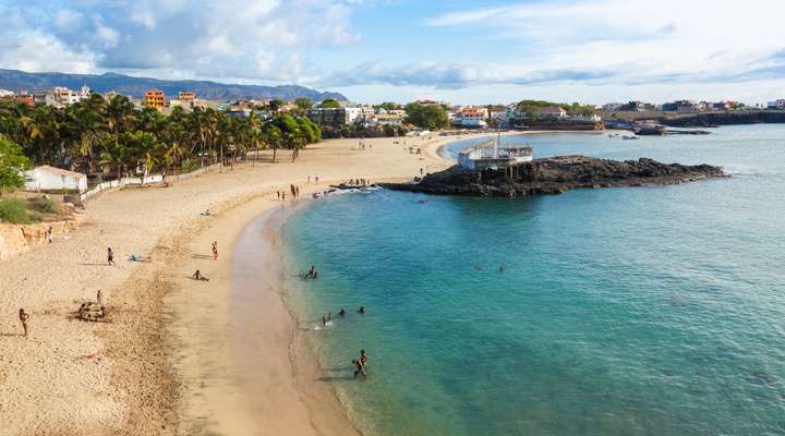 Strand vanTarrafal op Santiago