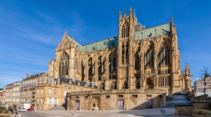 Kathedraal in de Franse stad Metz
