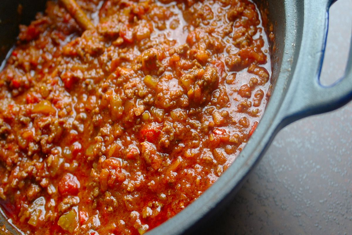Zelfgemaakte Bolognesesaus