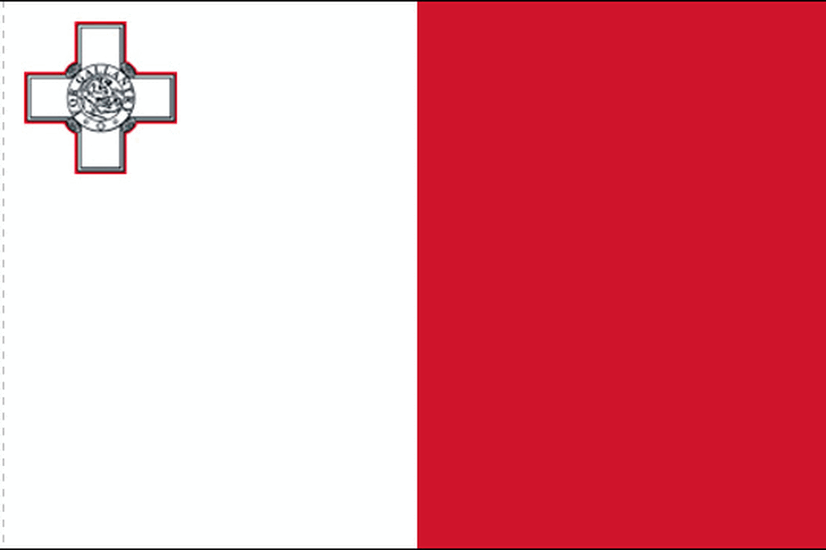 De vlag van Malta