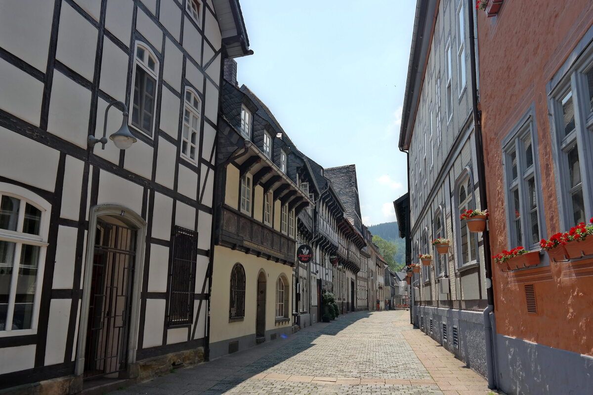 Een van de straatjes in Goslar