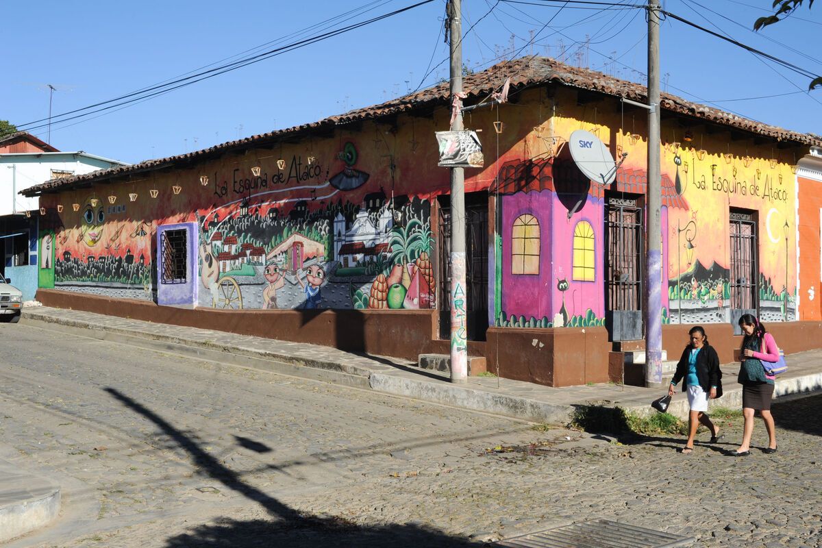 Ataco muurschildering in San Salvador