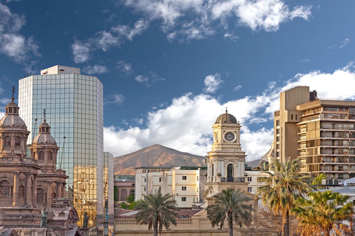 Binnenstad van Santiago de Chile