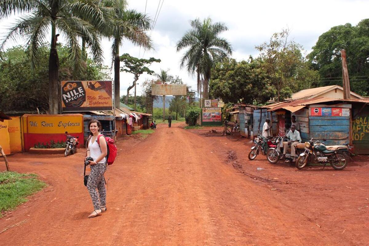 Drie maanden verbleef Kimberly in Uganda