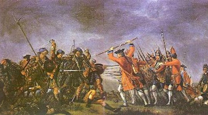 Slag bij Culloden, een strijd tussen de clans