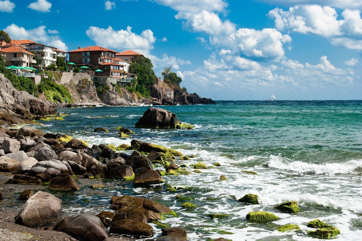 Kustlijn Sozopol Bulgarije