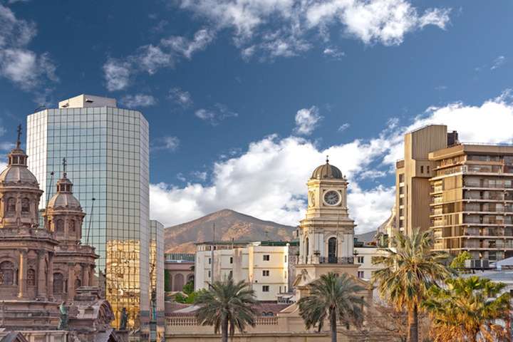 Binnenstad van Santiago de Chile