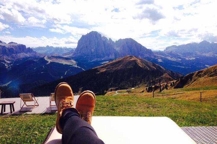 Even uitrusten en genieten van het uitzicht