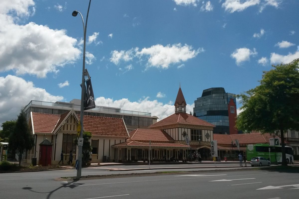 Busstation I-site in Rotorua