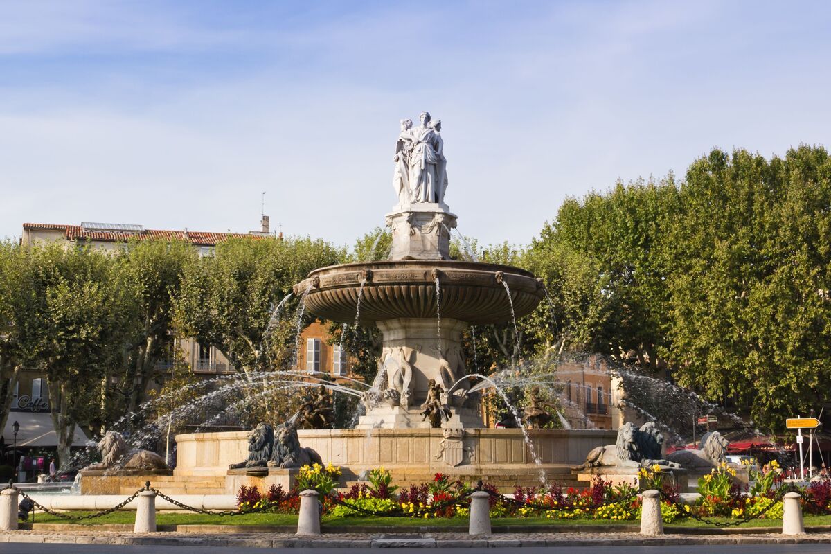 Fontaine de la Rotonde in Aix-en-Provence