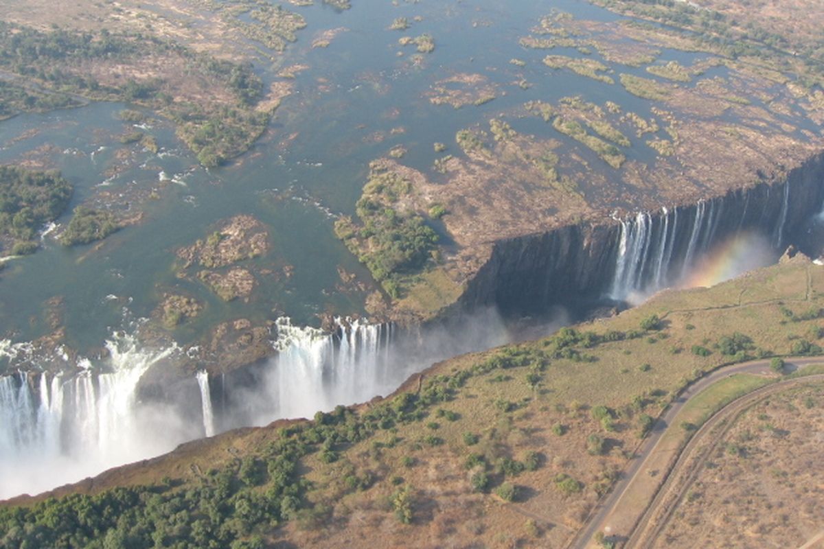 Victoria watervallen Zimbabwe