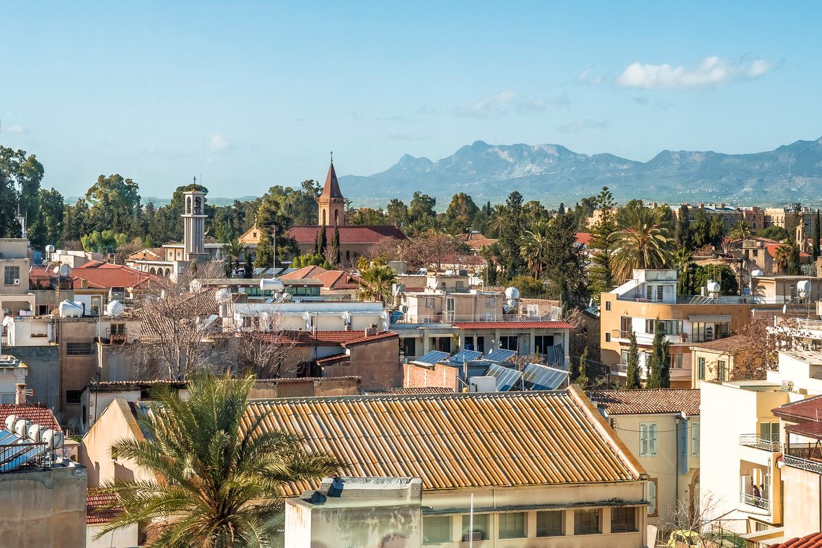 De hoofdstad Nicosia