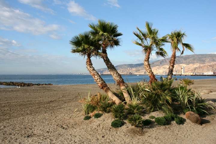 Het strand van Almería, Costa de Almería
