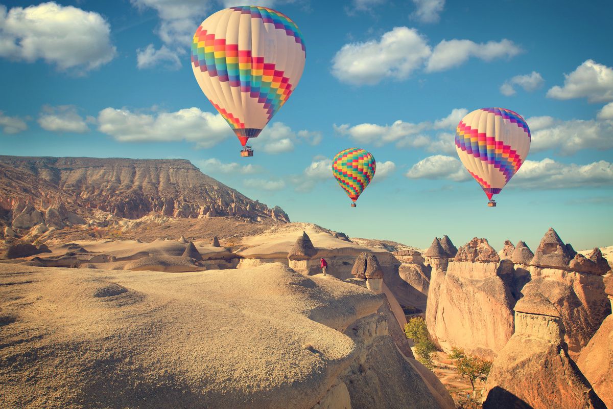 Ballonvaart boven Cappadoci�