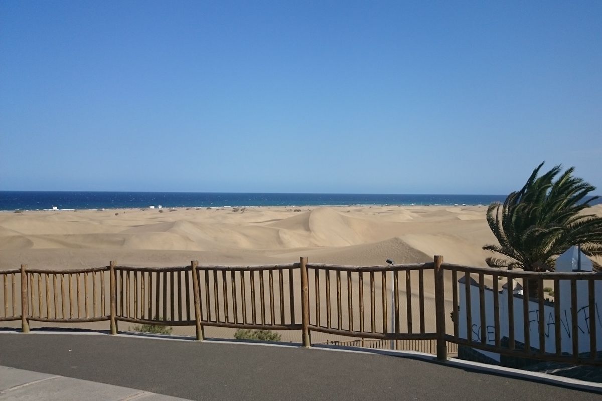 De duinen op Gran Canaria