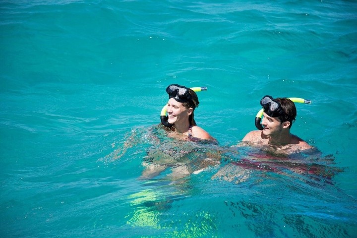 Er kan gesnorkeld worden