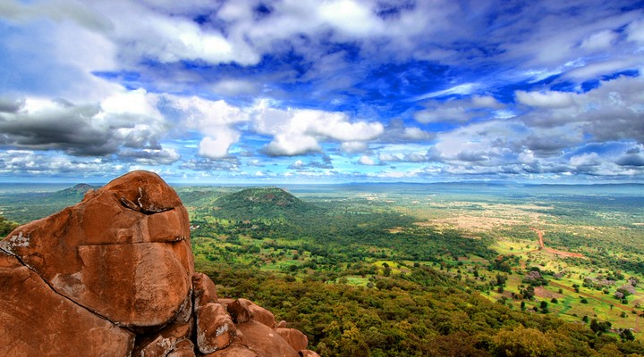 Uitzicht over Niokolo-Koba National Park