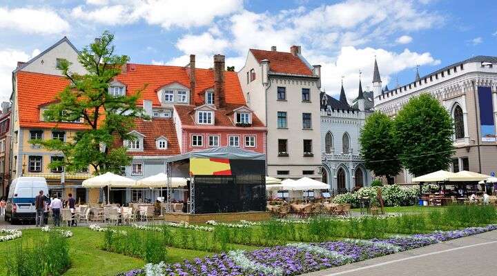 Oude binnenstad Riga, letland