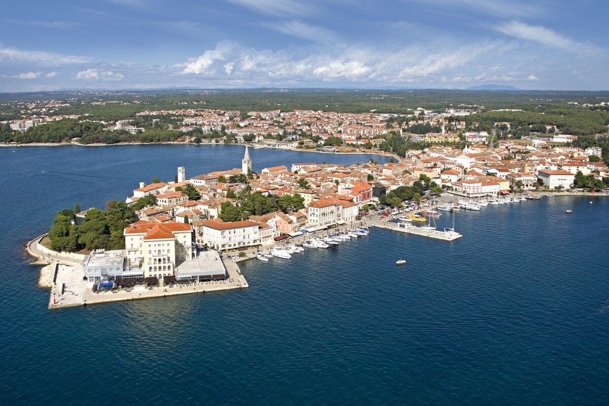 Oude stad Porec, Istri�, Kroati�