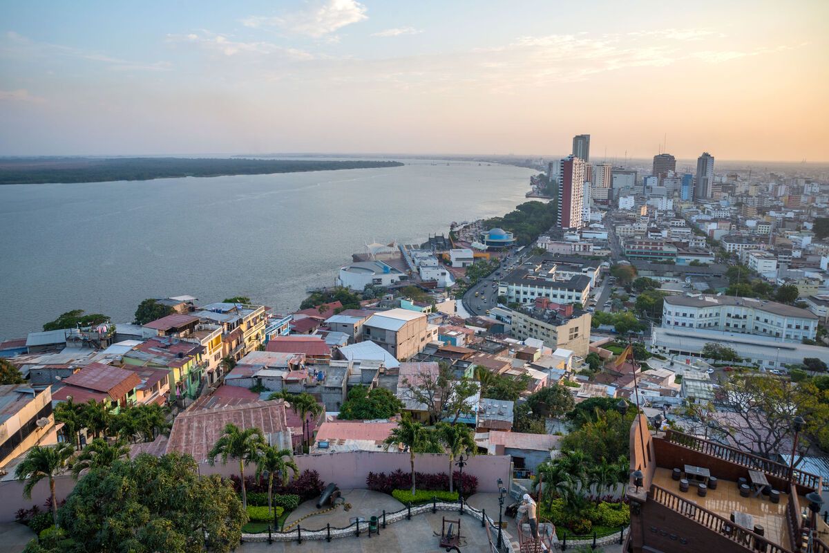 Uitzicht op de stad Guayaquil
