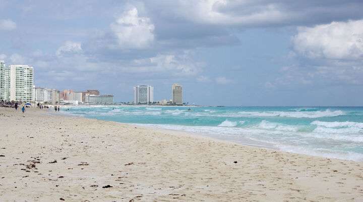 Kustlijn Cancn, Caribische Zee, Mexico