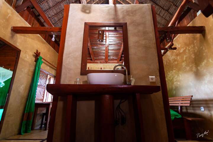 Een sfeervolle kamer met eigen badkamer