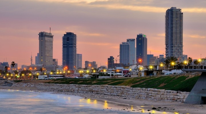 Tel Aviv kustlijn Israel