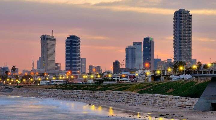 Tel Aviv `s avonds Israel