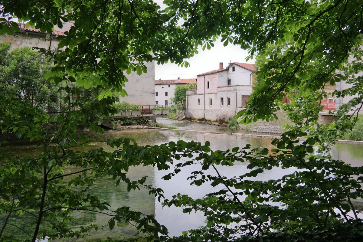 Het stadje Vipava