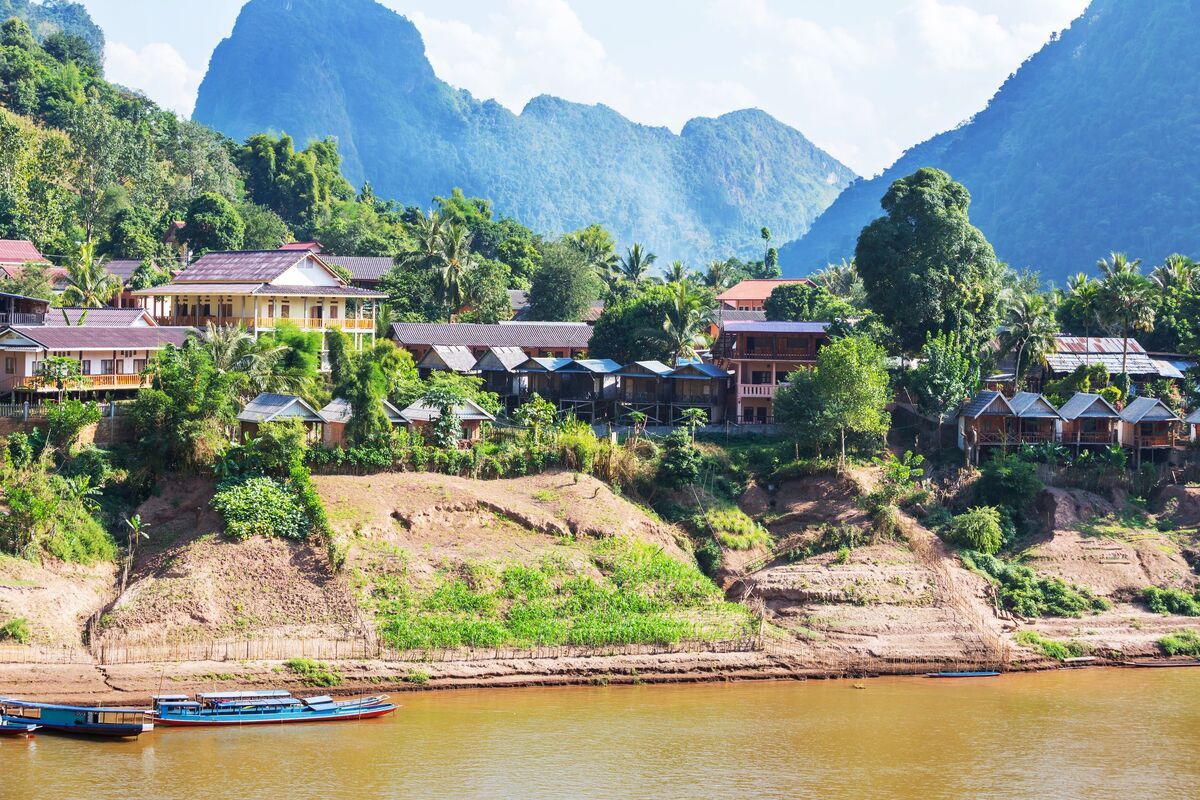 Berglandschap Laos