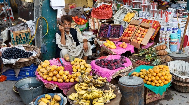 Markt in Rawalpindi, Pakistan