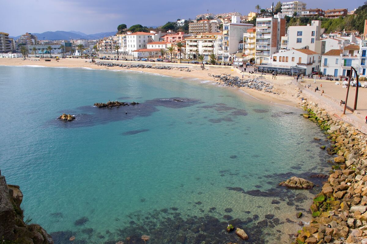Strand Blanes - Spanje